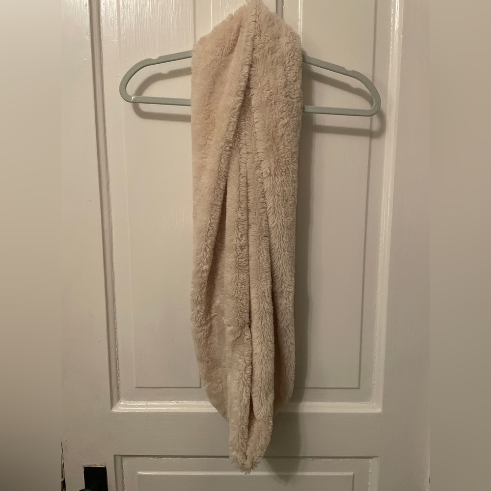 2 for $6 Plush Cream Infinity Scarf